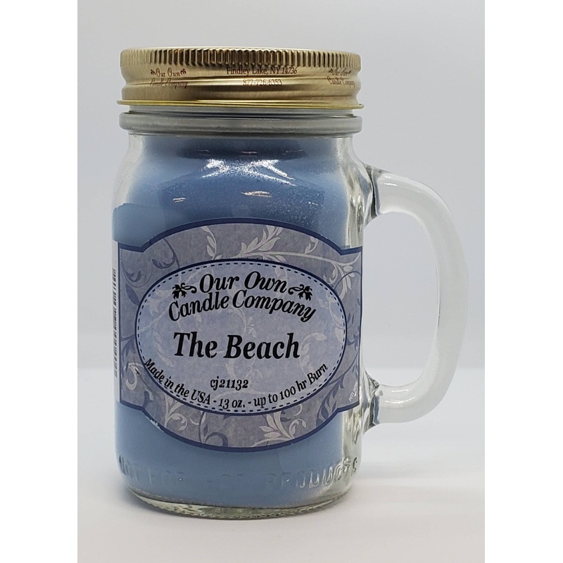 13oz. Mason Jar Candle- the Beach