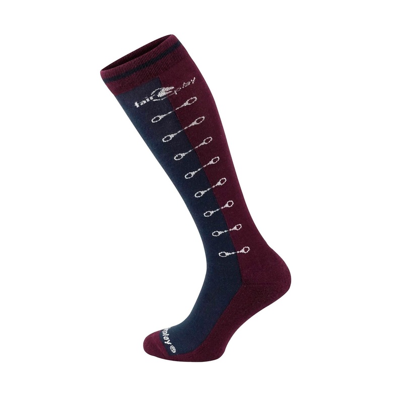 Fair Play Riding socks NEVIS, Plum – Navy