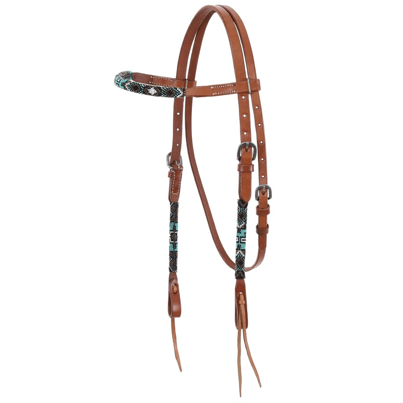 Showman Beaded browband headstall