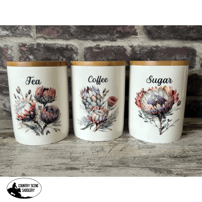 Country Storage Canisters – Protea Collection