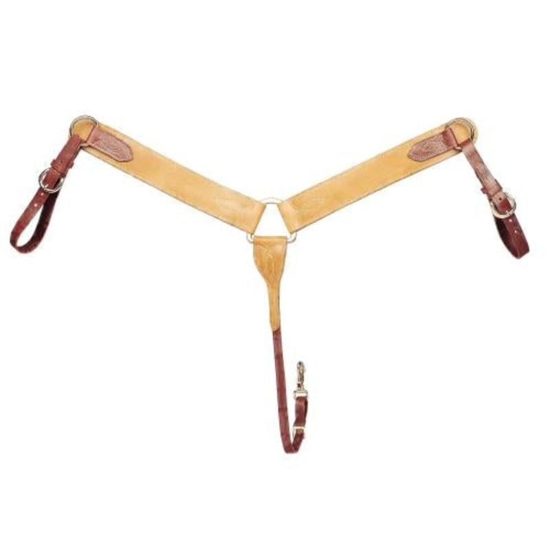 Tory Leather Breast Strap – Center Dee & Tie Down