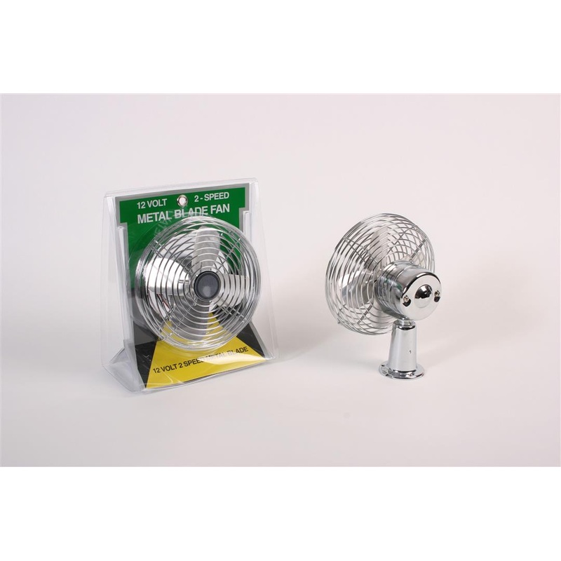 12-Volt Chrome Fan for the Horse Compartment