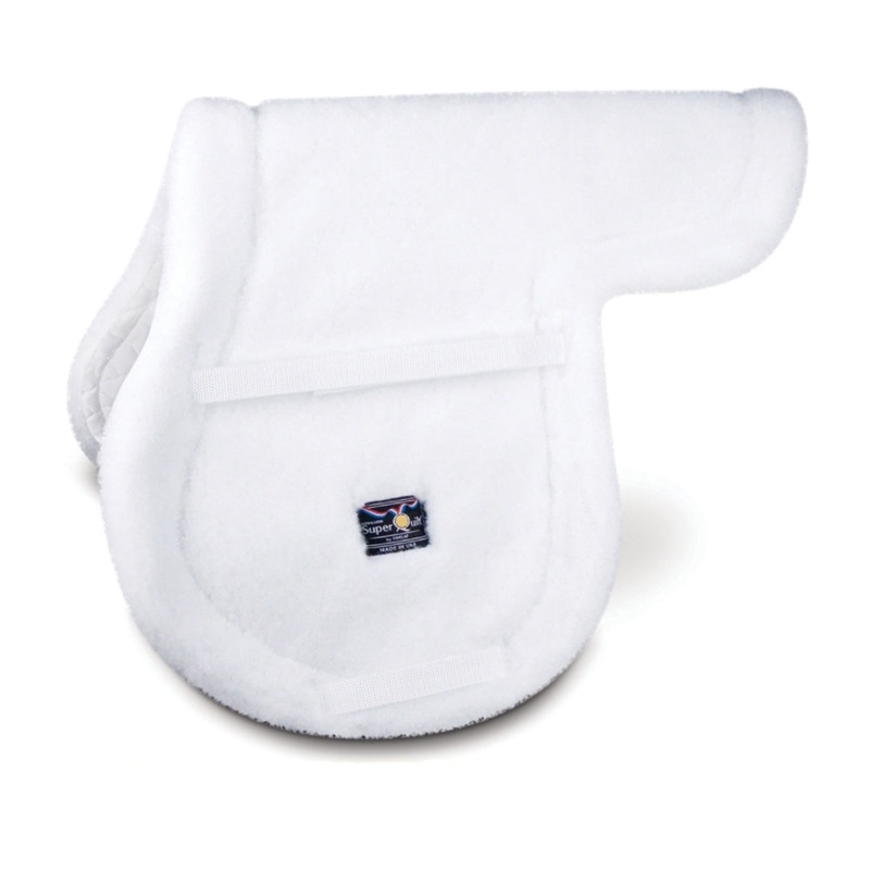 23-0519-17 Medallion SuperQuilt Close Contact Fleece Shaped 17″ English Saddle Pad