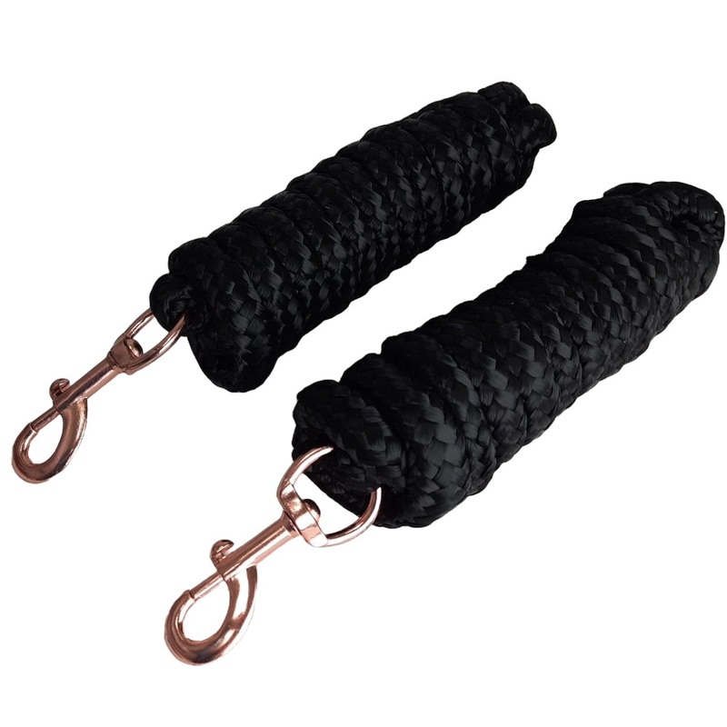 Derby Originals Set of 2 Braided Poly Lead Ropes 1″ x 10′