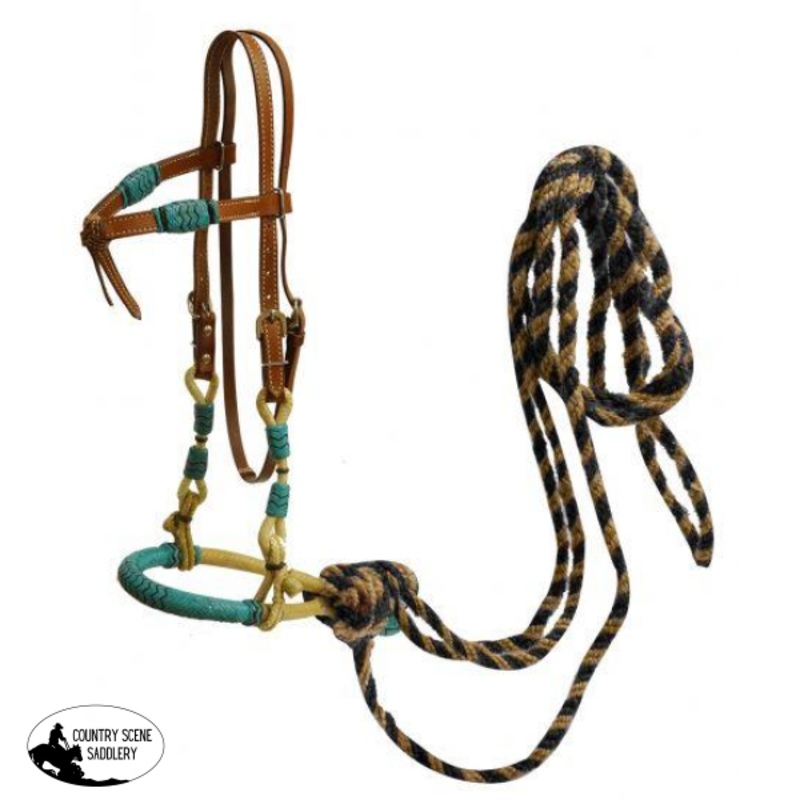 Showman leather bosal headstall.