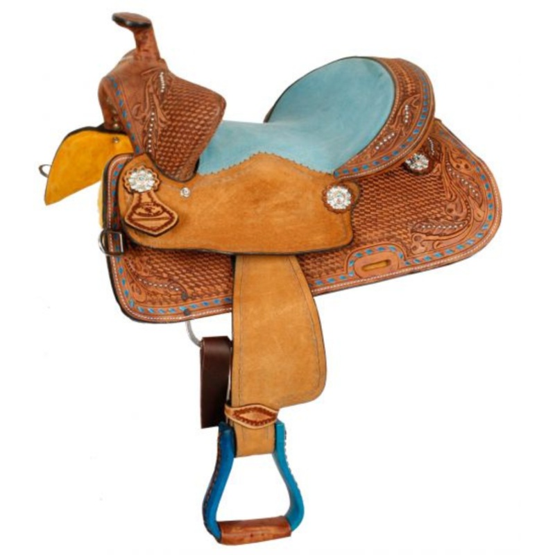 12″, 13″ DOUBLE T  YOUTH BEAR TRAP STYLE SADDLE