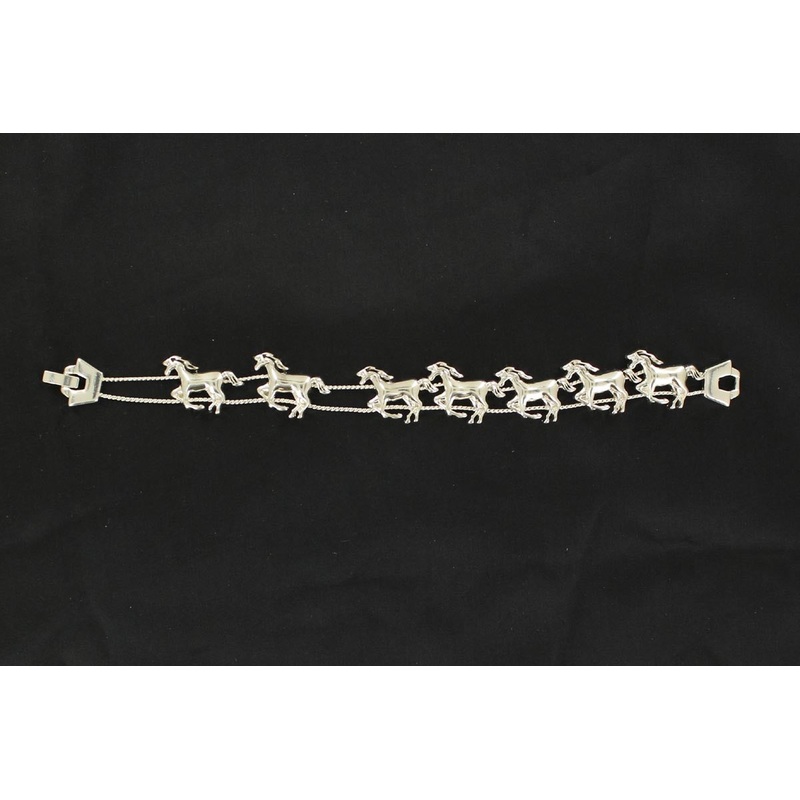 Blazin Roxx Folding Clasp Horse Bracelet
