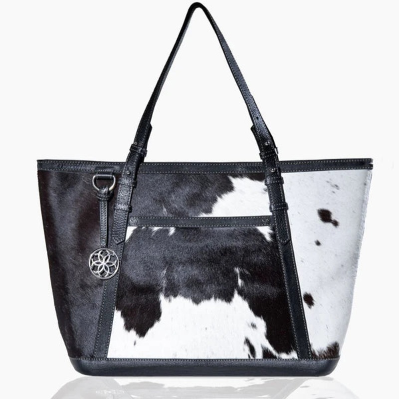 Domino Real Cowhide Tote Bag