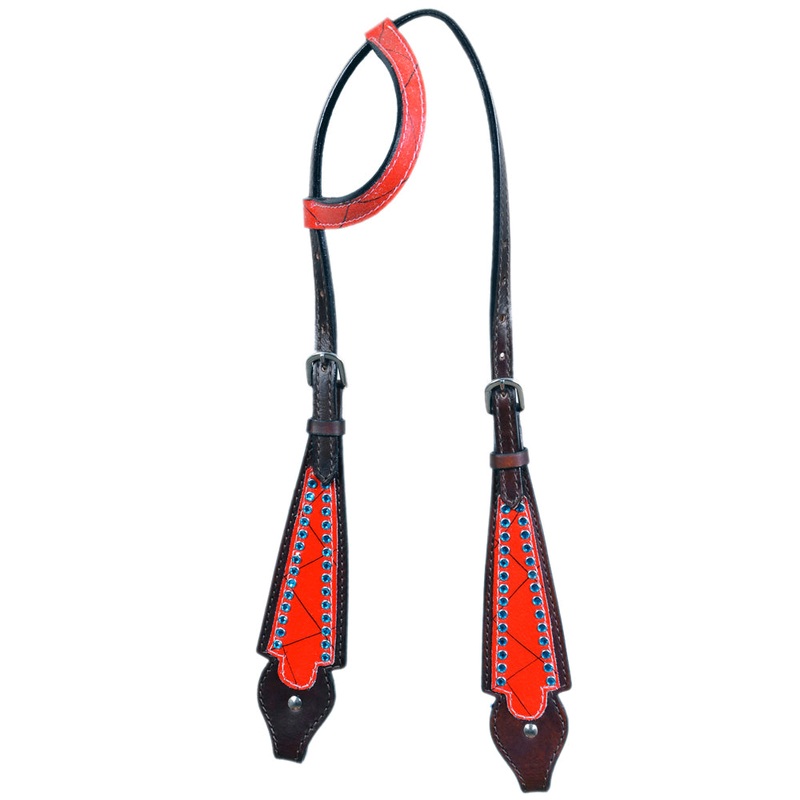 HILASON Western Horse One Ear Headstall Tack Bridle American Leather | Headstall for Horses Western | Horse Headstall | Western Headstalls for Horses | Headstalls for Horses | Western Headstall