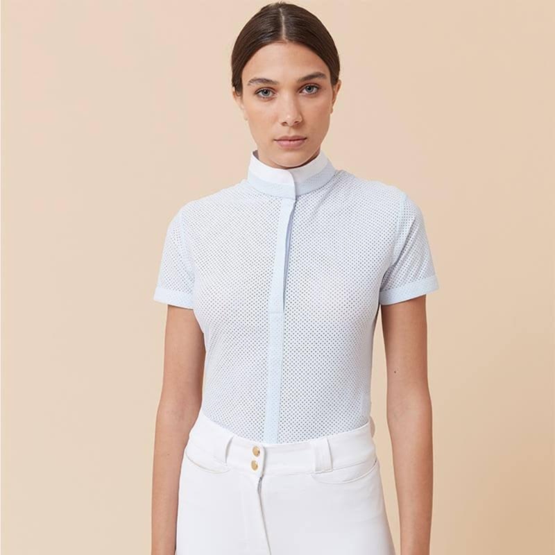 Ladies Helios Short Sleeve Competition Polo | Sky Blue