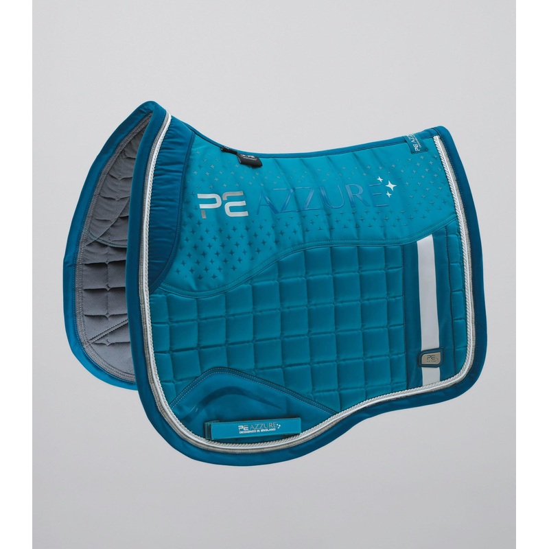 Azzure Anti-Slip Satin Dressage Square Turquoise