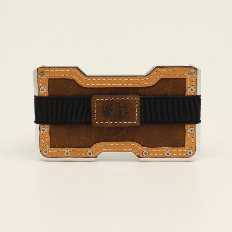 D250002708 3D Smart Utility Wallet Tan Distressed Leather