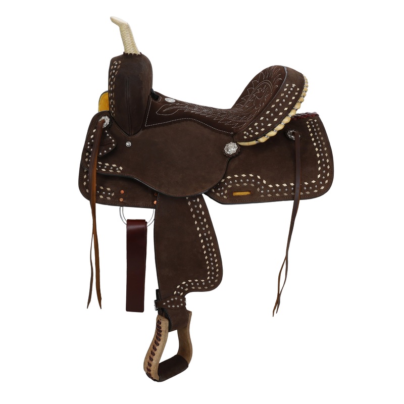 Double T Vivien Barrel Style Saddle – 15 Inch