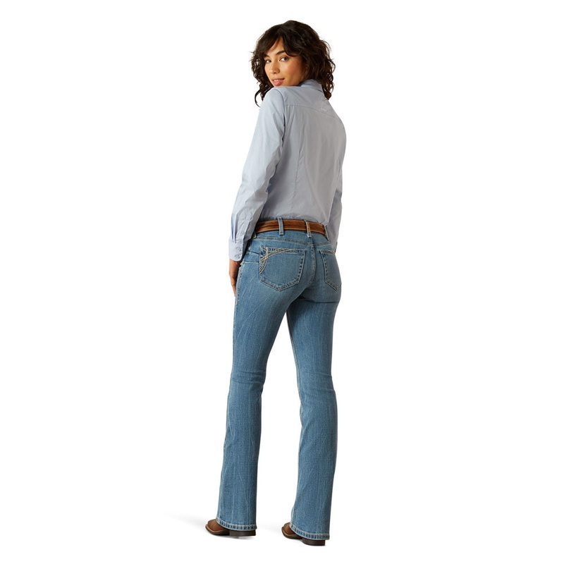 10058919 Ariat Women’s Perfect Rise Naz Boot Cut Jeans – Crete