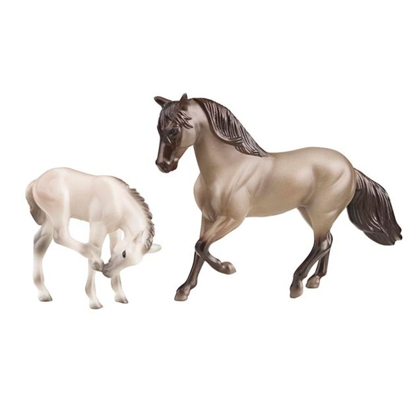 Breyer Stablemate Horse and Foal Set – Grulla