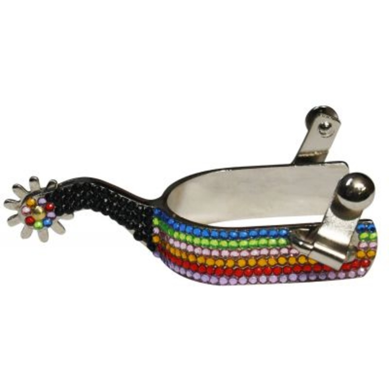 #288510: Showman stainless steel spur with 1″ band and 2