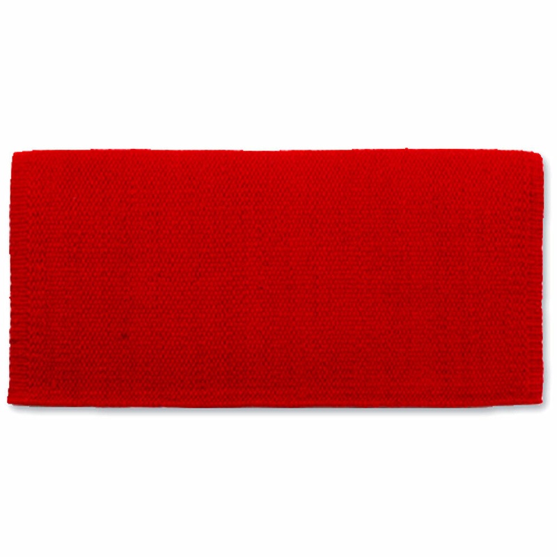 36X34 Mayatex Synthetic Yarn Wool Durable Show Horse Saddle Blanket red