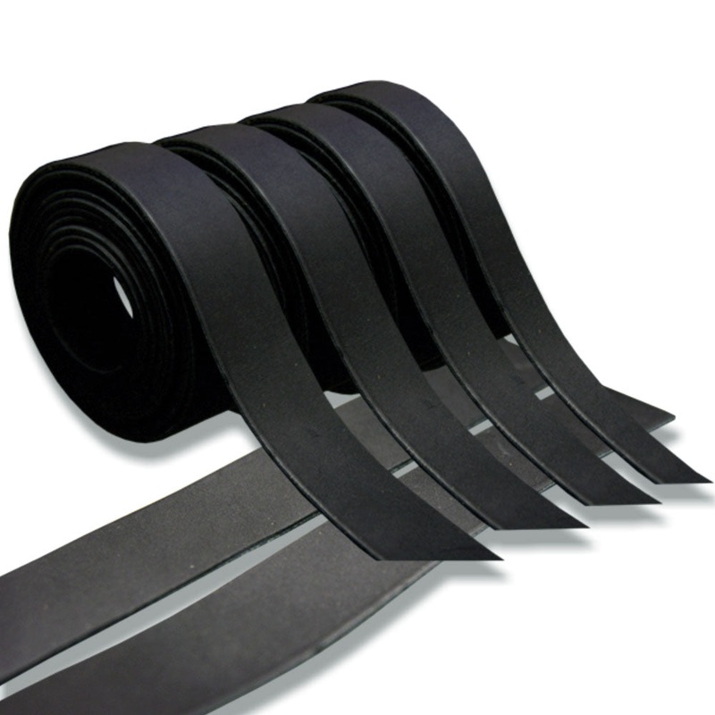 48″ Hilason Genuine Leather Flat Strap Strips for DIY Arts & Craft Projects Jewelry Tooling Home Dcor Black