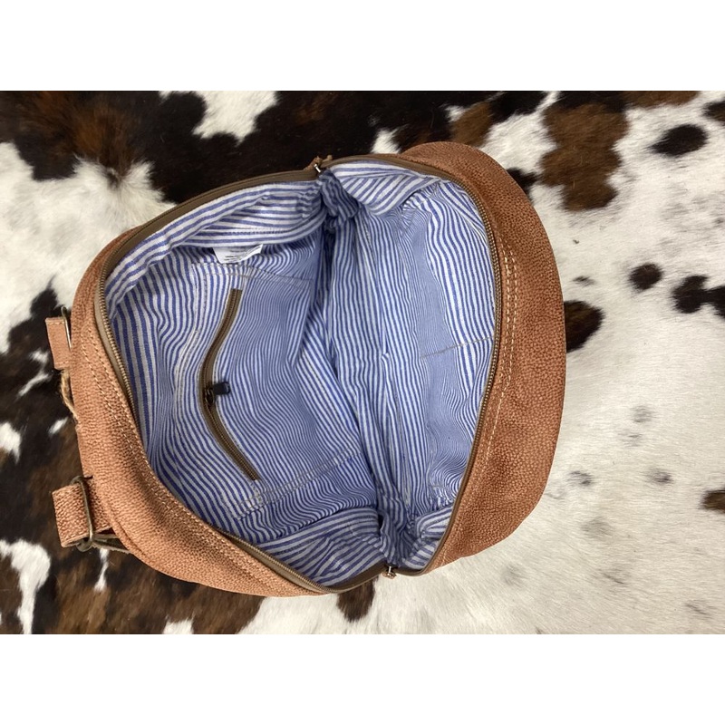 Klassy Cowgirl Surreal Upcycled Backpack Bag