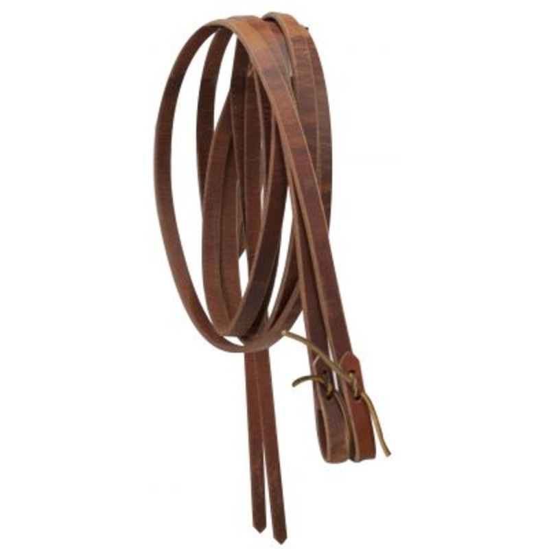 #5625: 1/2″ Leather reins with water loop ends