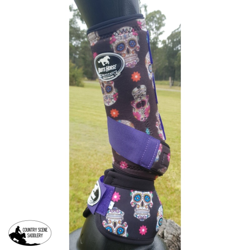 Black Sugar Skull Boots.