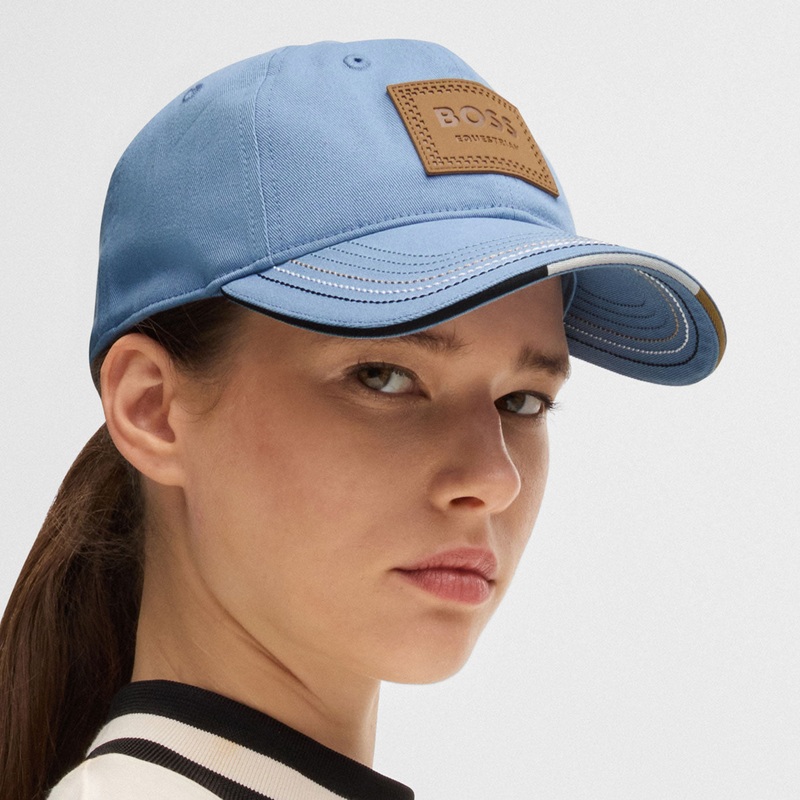 BOSS Equestrian Leather Vintage Patch Cap – Riviera