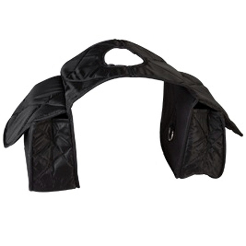 7″X8″ Black Hilason Western Tack Horse Quilt Saddle Horn Pockets Bag
