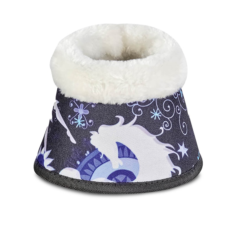 Altitude Bell Boots – Blue Whimsical Horses