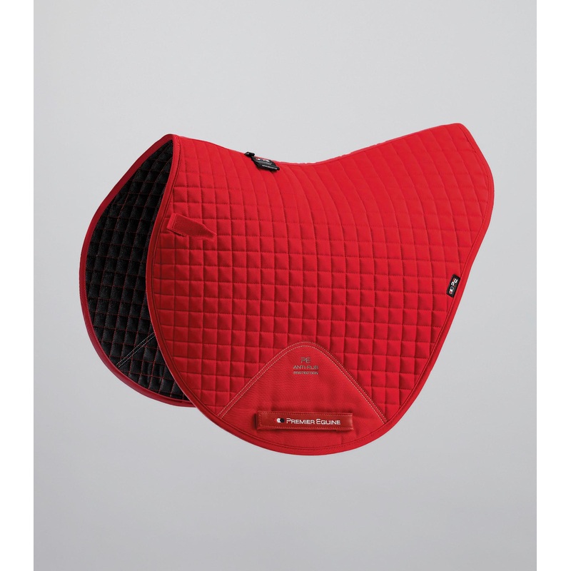 Close Contact Cotton Cross Country Saddle Pad Red