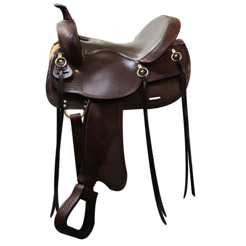 16 Double T Argentina Leather Trail Saddle