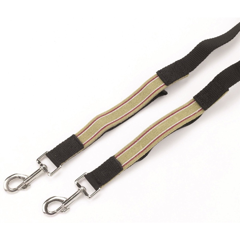Hy Elasticated Side Reins – Black