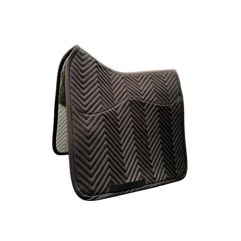 L’Evoine Alpaca Dressage Saddle Pad, Espresso