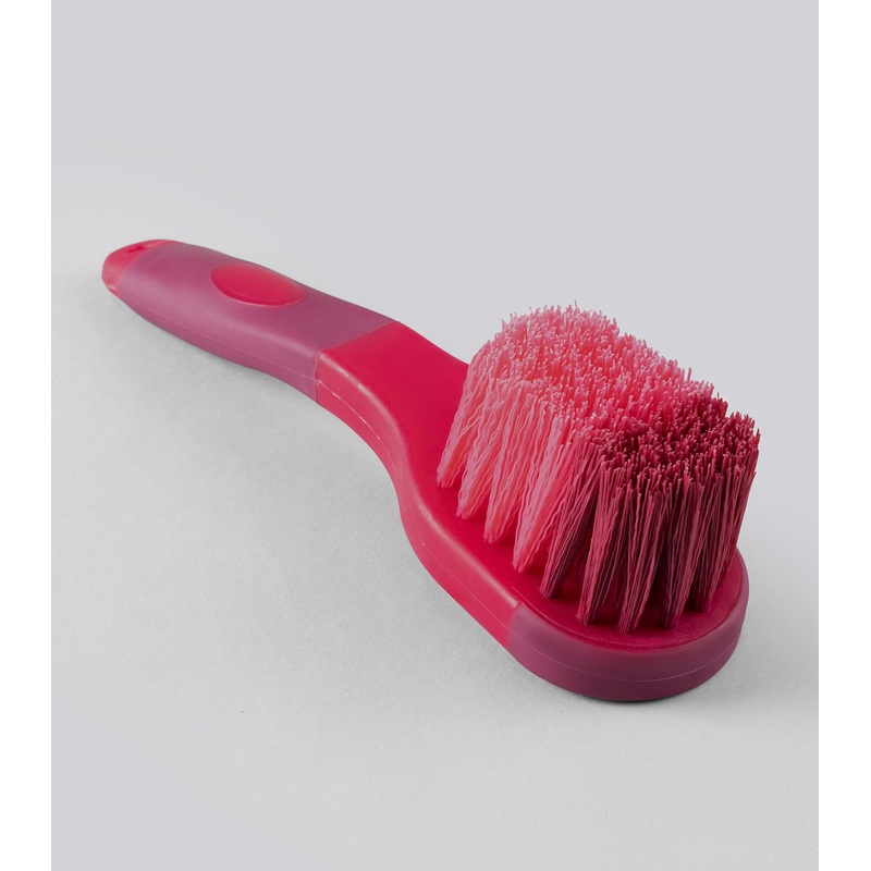 Soft-Touch Bucket Brush Wine & Fuchsia