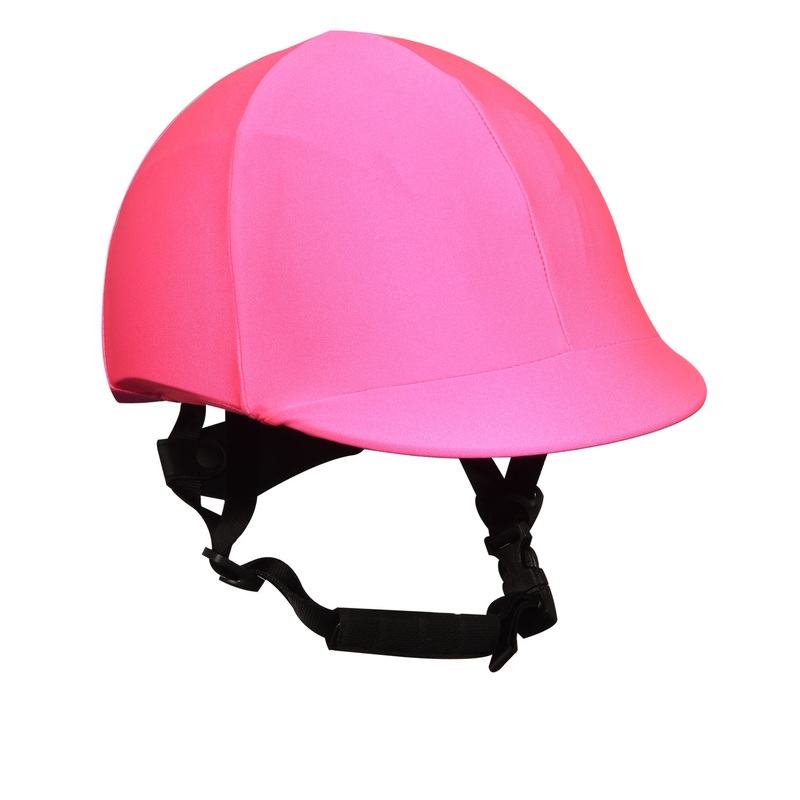 Solid Riding Helmet Cover – Florescent Pink
