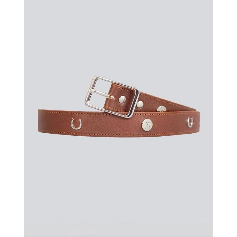 YAGYA – Leather Buckle Belt Black