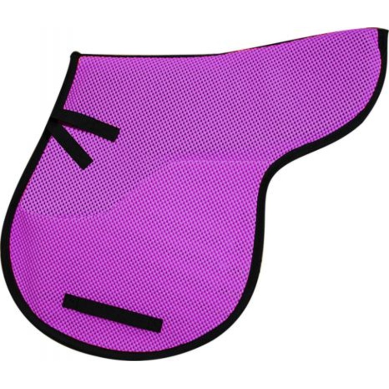 #309970: Showman waffle perforated English saddle pad