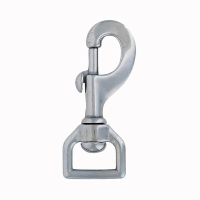 Barcoded 017 Flat Swivel Snap, 3/4″, Chrome Brass