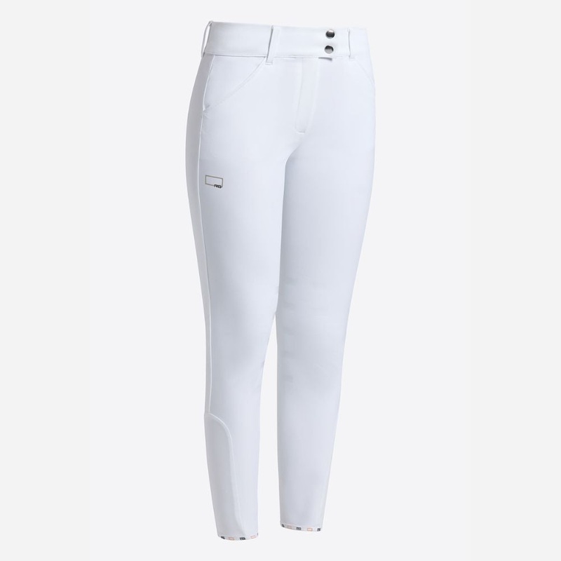 Ladies RG Breeches | High Rise | Knee Grip | White