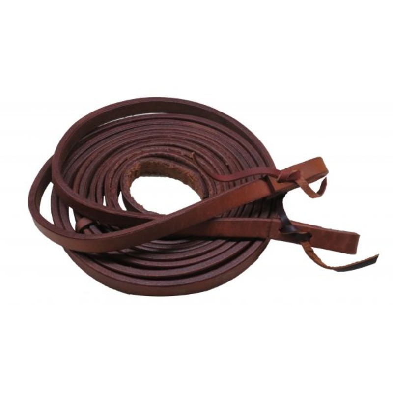 #19312: Showman  5/8″ x 8ft Argentina cow leather split reins