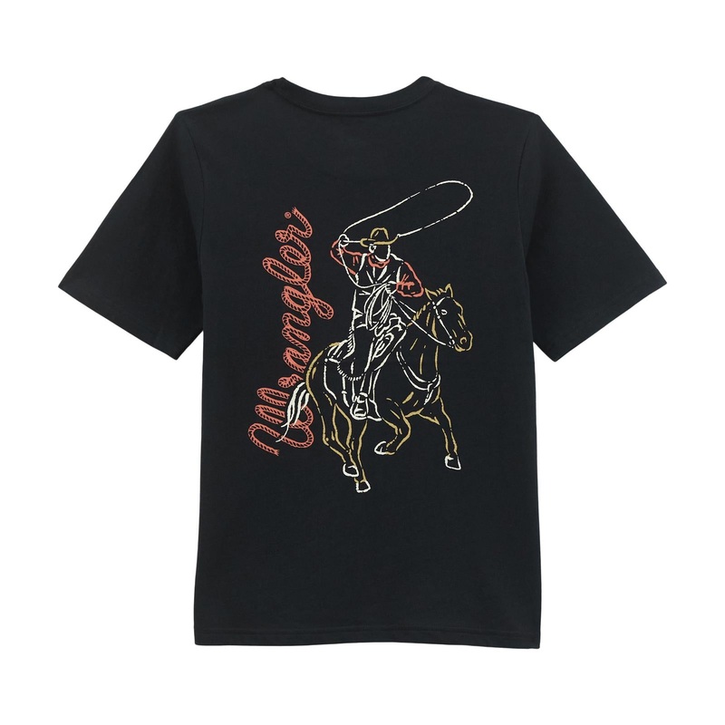 Boy’s Wrangler Tee ~  Jet Black