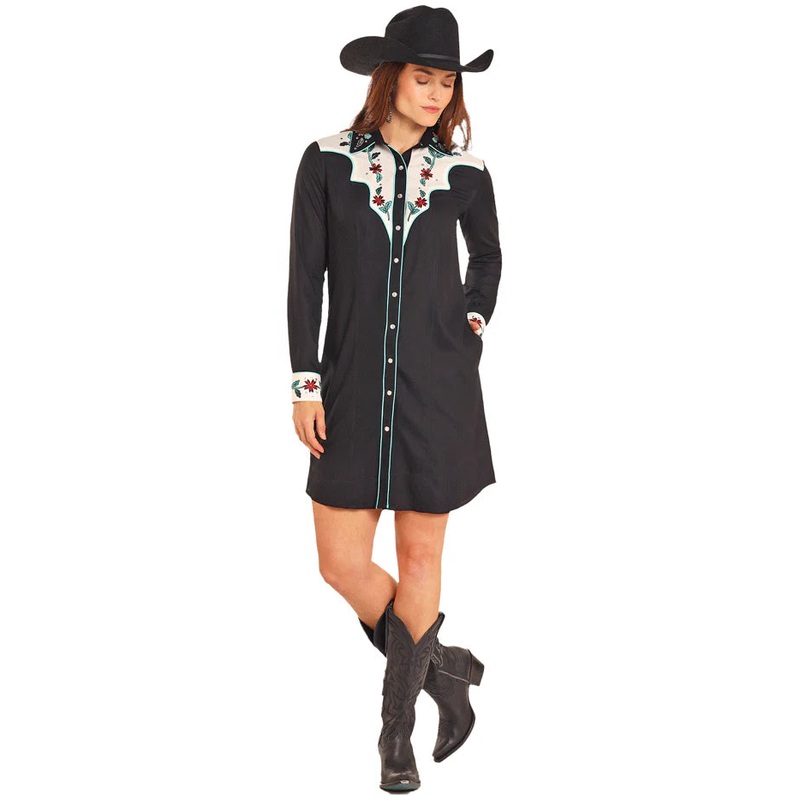 Embroidered Dress By Panhandle