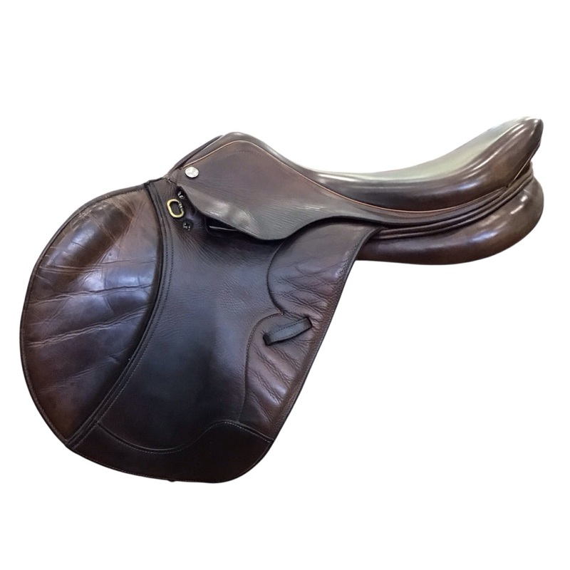 17″ Pessoa XCH Adjustable Used Hunter/Jumper Saddle – H