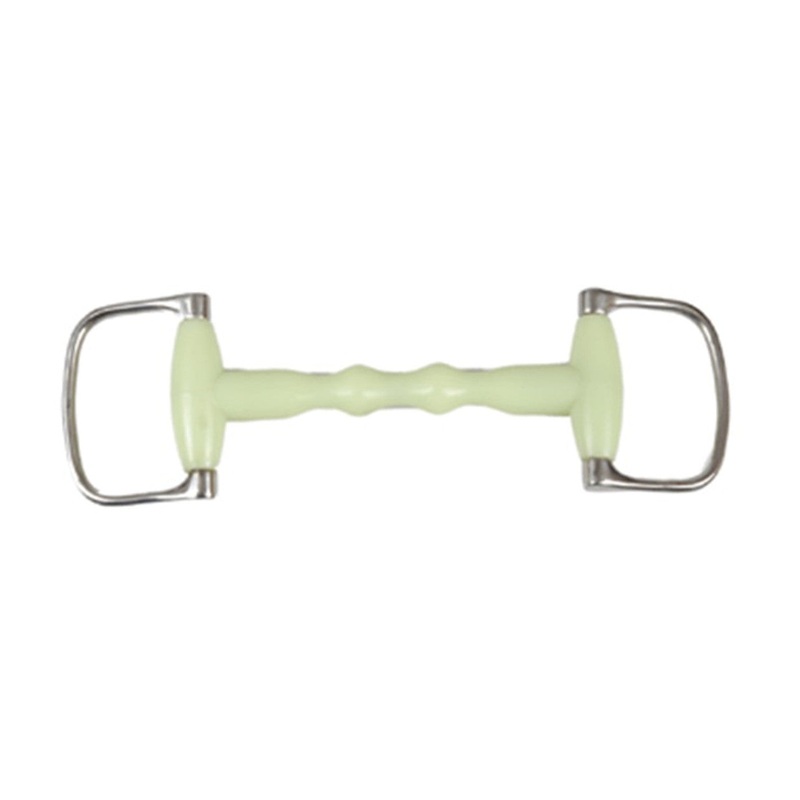 Apple Mullen Shaped Mouth Dee Ring Bit