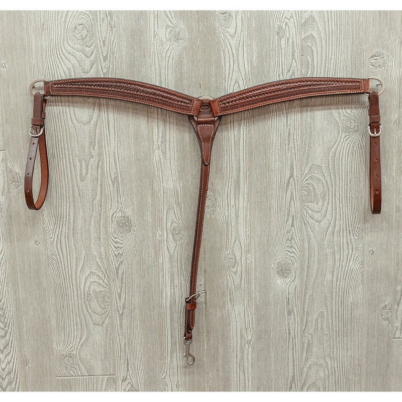 Breast strap, circle w & waffle
