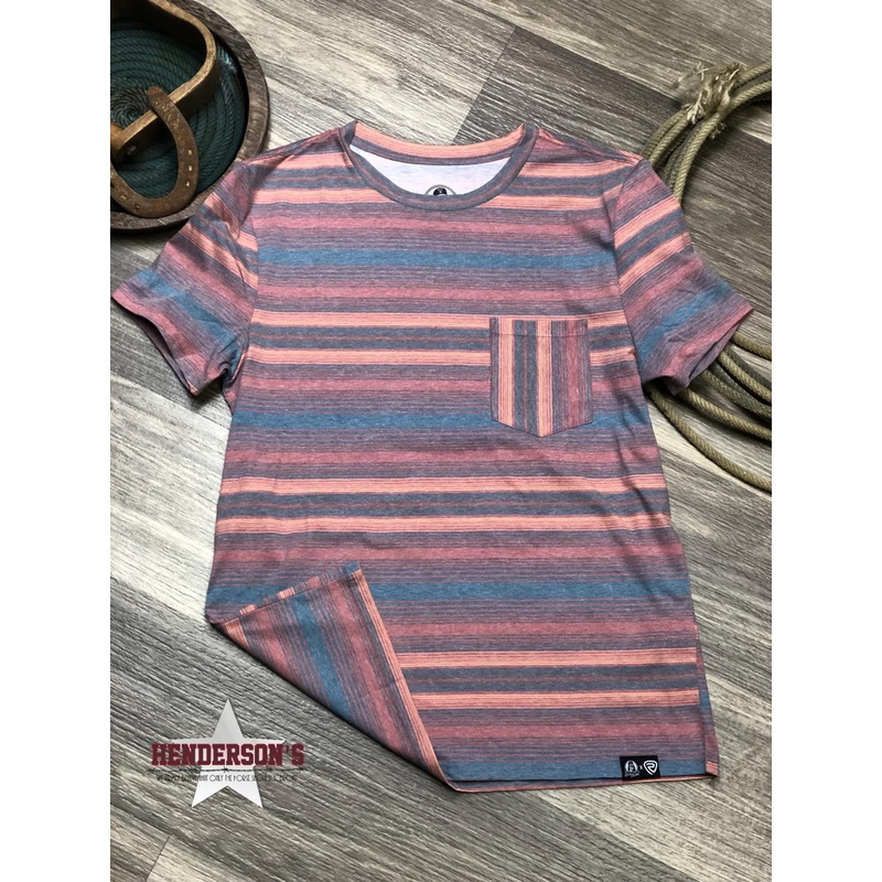 Dale Brisby Pocket Tee ~ Stripes