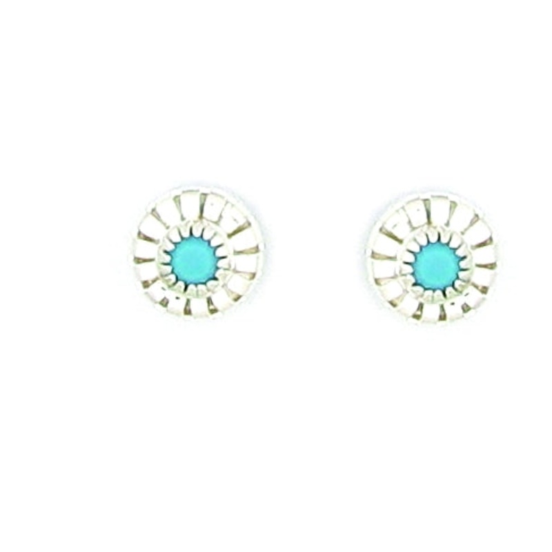 Finishing Touch Turquoise Stone Earrings