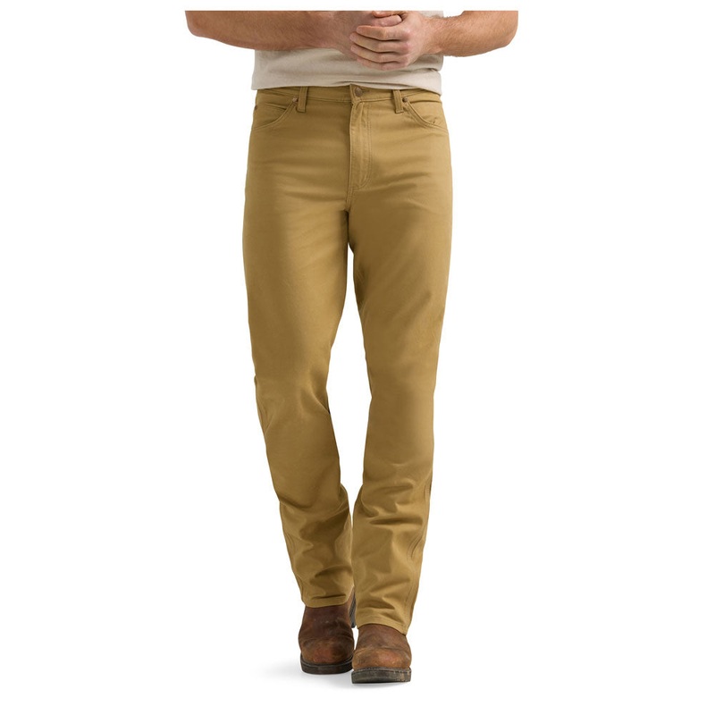 112361466 Wrangler Men’s Cowboy Cut Tough Comfort Premium Performance 47 Regular Fit Jean – Kelp