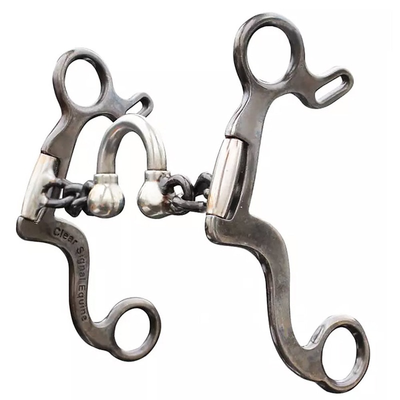 5 “Professional Choice Ported Chain Western HorseCurb Bits