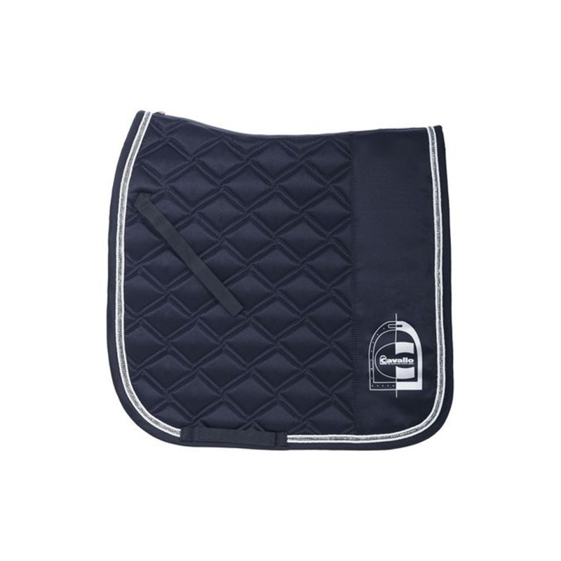 Cavallo HARLEEN Elegant Dressage Saddle Pad, Dark blue