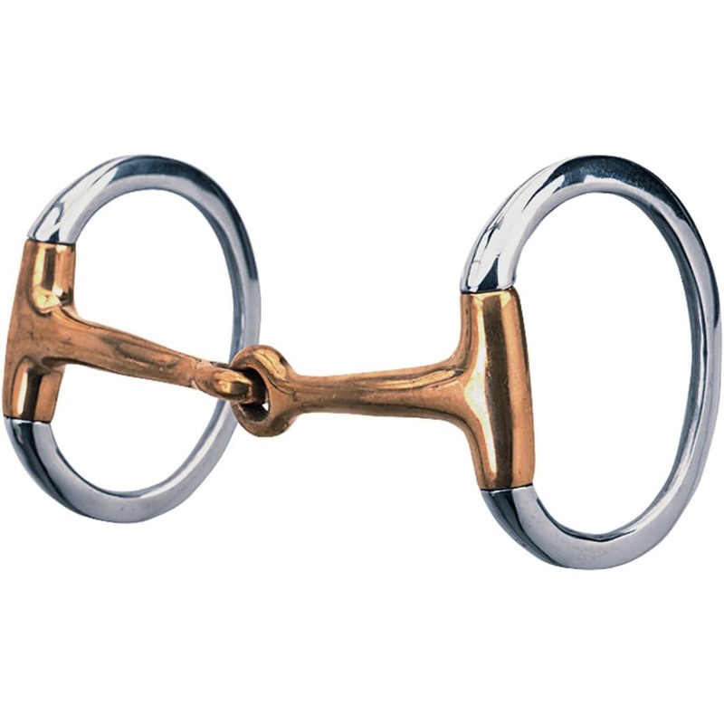 Eggbutt Snaffle Copper Mouth
